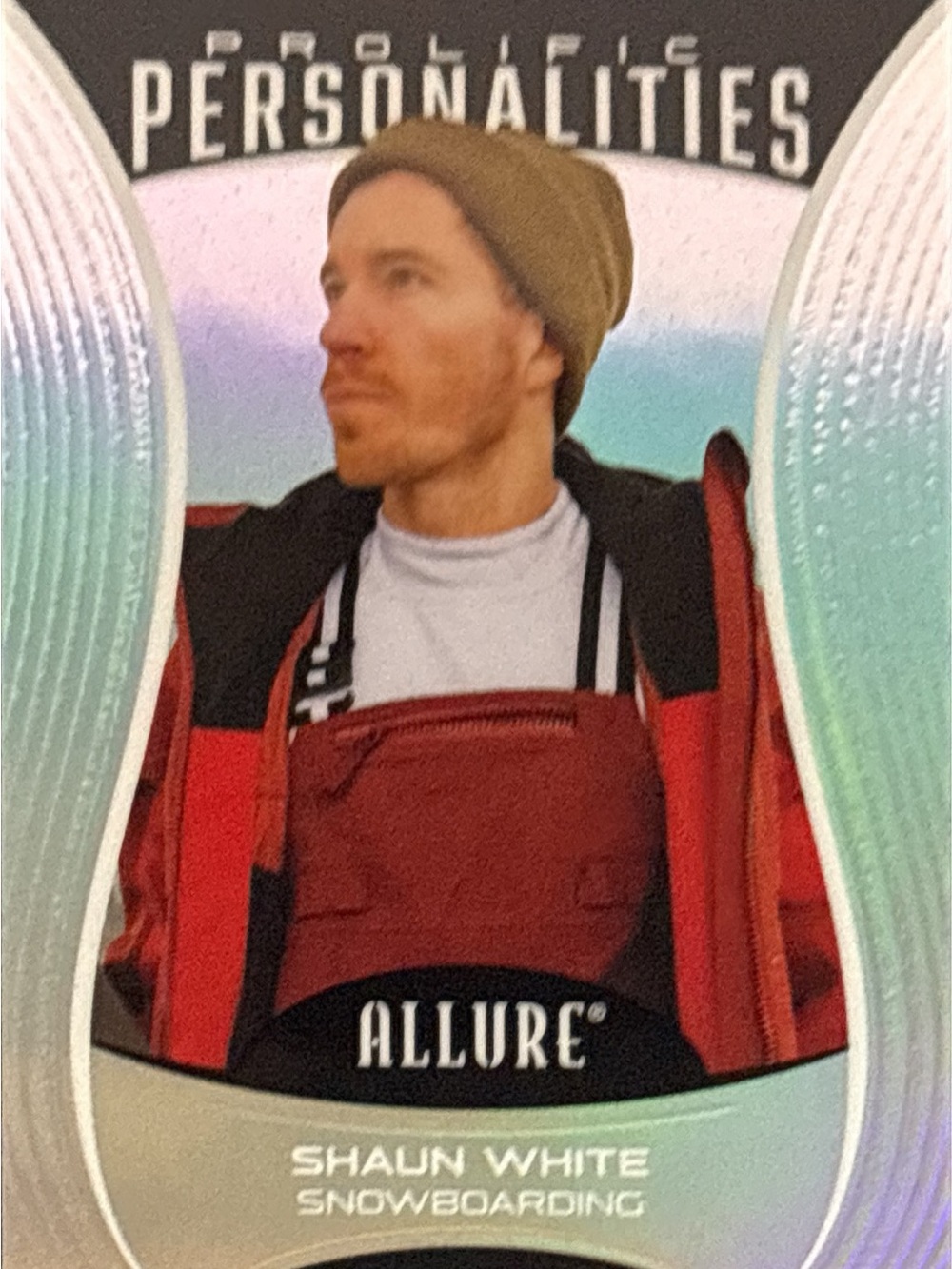 Allure Silver Shaun White Snowboarding Card
